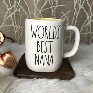 RAE DUNN FARMHOUSE HOME DECOR CERAMIC NANA MIMI GRANDMA COFFEE TEA DEINK MUG CUP